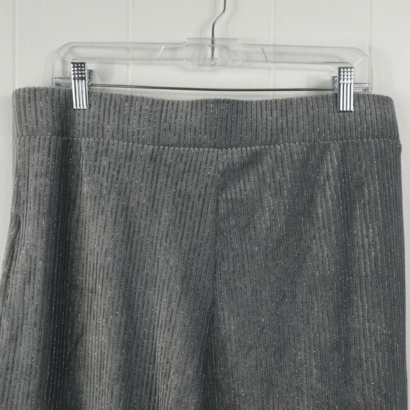 Juicy Couture Womens Grey Ribbed Metallic Thread X-Large - Picture 8 of 11